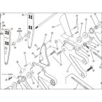 ENDURANCE エンデュランス 【レース専用】 21.BUTTON BOLT M6×15[バックステップキット(EF650K26J1)：補修部品] GROM HONDA ホンダ ステップ 足回り