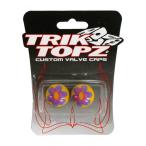 TRIKTOPZ Trick верх z клапан(лампа) вынос руля колпак [VALVE STEM CAPS] COLOR:PURPLE воздушный крышка клапана 