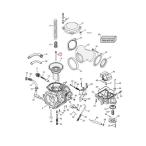 MCS M si-es игла регулировки мощности (mi дренаж ji)CV карбюратор N8EA[JET NEEDLE (MID-RANGE) CV CARB N8EA] 90-06 B.T.; 88-06 XL(NU) всасывающий относящийся 