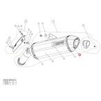 AKRAPOVIC Akrapovic [ ремонт детали ]V-EC183 end cap ca R1200GS ADVENTURE BMW наконечник глушителя muffler 