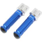 SPEEDRA SPEEDRA:スピードラ アルミ削り出しステップ スタンダードタイプ ライダー用 取付部カラー：シルバー / ステップバーカラー：ブルー