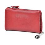 56design 56 дизайн LEATHER MULTI WALLET [ кожа мульти- бумажник ] цвет : красный кошелек * бумажник * ячейка для монет мотоцикл родственные товары 