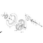HRC H a-rusi-BEARING,BALL RADIAL 6202UU NSF250R HONDA Honda колесо подшипник колесо относящийся подвеска 