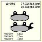 ショッピングVesrah Vesrah ベスラ メタルパッド シンタードブレーキパッド SUZUKI スズキ KAWASAKI カワサキ GPX ブレーキパッド ブレーキ