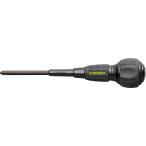 ANEX アネックス ビスブレーカードライバー ワニドラ電工 刃先×軸長：＋2×100 プラスドライバー ドライバー ハンドツール