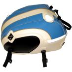 BAGSTER バグスター タンクカバー カラー:ライトブルー/クリームホワイト/ゴールドトリム BONNEVILLE T120 TRIUMPH トライアンフ タンク関連 外装