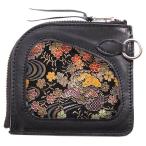 DEGNER Degner Hanayama кожа ячейка для монет цвет :. вода снег колесо - черный кошелек * бумажник * ячейка для монет мотоцикл родственные товары 