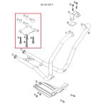 SP Takegawa SPtake сторона рама Attachment комплект /JA45/JA60 нижний рама Attachment Cross Cub 50 Cross Cub 110 HONDA Honda рама 