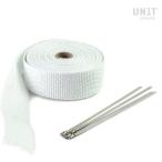 UNIT GARAGE единица гараж Unit Garage Exhaust heat wrap, White | U080-White muffler Vantage muffler 