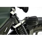 OVER над противотуманая фара крепление, опора цвет : серебряный анодированный алюминий отделка Cross Cub 110 HONDA Honda противотуманая фара освещение вид электрический серия 