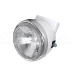 田中商会(TANAKA) タナカショウカイ ヘッドライト ヘッドライトケースのみ ホワイト ダックス シャリー50 ダックス70 シャリー70