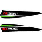 MDF M ti-ef марка машины другой графика переводная картинка комплект KDX125SRataka заднее крыло часть, левый и правый в комплекте KDX125/SR KAWASAKI Kawasaki графика комплект 