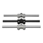 CF POSH CFposhu балка модель передний указатель поворота крепление, опора specification : aluminium стружка (процесс образования во время фрезеровки) черный анодированный алюминий Softail Dyna рама модель освещение вид электрический серия 