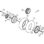 74Daijironanayon большой ji low (1) переднее колесо боковой цвет axle цвет колесо относящийся подвеска 