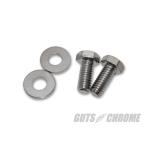 GUTS CHROME Guts хром воздушный фильтр фиксация для head сторона комплект болтов SOFTAIL Family DYNA Family TOURING Family всасывающий относящийся двигатель 