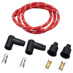 Neofactory Neo Factory ткань наматывать plug cord комплект электропроводка цвет : красный DYNA Family SOFTAIL Family SPORTSTER Family TOURING Family система зажигания 