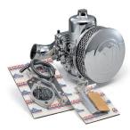 KIJIMA Kijima [ запасные части (SU воздушный фильтр для )] воздухоочиститель прокладка воздухоочиститель * воздухоочиститель Element всасывающий относящийся двигатель 