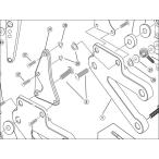 ENDURANCE エンデュランス 【レース専用】 5.BOLT FLANGE M8×50[バックステップキット(EF650K26J1)：補修部品] グロム HONDA ホンダ ステップ 足回り
