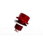  рисовое поле средний association (TANAKA)tanakashou kai алюминиевый сливной болт цвет : красный HONDA Honda двигатель детали двигатель 