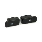 MCS M si-es указатель поворота переключатель растягивание колпак комплект [TURN SIGNAL SWITCH EXTENSION CAP SET] COLOR:BLACK Softail Dyna XL Sportster