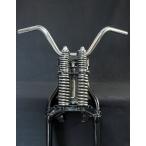 FORK フォーク ナローライズクランプ＆バーセット NRC for Springer ＋ ”Midium rise” Bar 74 タイプスプリンガー (インライン) 45タイプスプリンガー