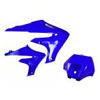 CYCRAsa икра power flow впуск радиатор защита + воздушный box комплект крышек цвет : голубой WR450F YZ250F YZ450F YZ450FX YAMAHA Yamaha охлаждающий относящийся 