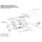 AKRAPOVIC Akrapovic [ ремонт детали ]P-X13 bracket FZ6 FEZER FZ6-S2 YAMAHA Yamaha крепление глушителя muffler 