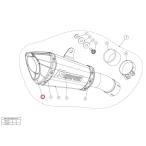 AKRAPOVIC Akrapovic [ ремонт детали ]V-EC246 end cap CB1000R GSX-S1000 GSX-S1000F HONDA Honda SUZUKI Suzuki наконечник глушителя muffler 