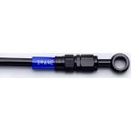 SWAGE-LINE スウェッジライン ハーレー汎用 シングルブレーキホースキット フィッティングカラー：ブラック / ホースカラー：ブラックスモーク ブレーキ