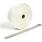 MCS M si-esExhaust insulating wrap 2 wide цвет : белый muffler Vantage muffler 