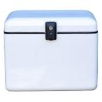 JMS J M esB-27 NEW багажный BOX M стандарт specification ( ключ номер общий модель ) цвет : белый механизм YAMAHA Yamaha teliba Reebok s кузов для сумка * кейс 