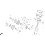 HRC H a-rusi- коленчатый вал подшипник модель :C NSF250R HONDA Honda подшипник 