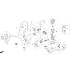 HRC H a-rusi- бак крепление Raver B NSF250R HONDA Honda прочее топливный бак опция * ремонт детали бак относящийся экстерьер 