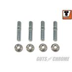 GUTS CHROME Guts хром [V-TWIN] выхлоп stud & гайка HARLEY-DAVIDSON Harley Davidson выхлоп гайка muffler 