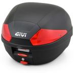 GIVIjibiB29N серии кейс с одним замком модель : черный panel | красный отражатель (B29N2) top case * багажник кузов для сумка * кейс 