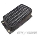 GUTS CHROME Guts хром [HARD RIDE] скумбиря i балка кожа задний накладка HARLEY-DAVIDSON Harley Davidson сиденье сиденье относящийся экстерьер 