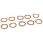 NTBen чай Be передняя вилка сливной болт шайба входить число :10 шт CB400SF Rebel 250 PCX125 PCX150 PCX160 HONDA Honda сливной болт прокладка 