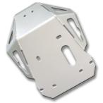 Thepmotor テープモーター Skid Plate Short V.1 KLX125,KLX150,KLX140G カラー:Silver KLX125 KLX150 KLX140G KAWASAKI カワサキ フレーム