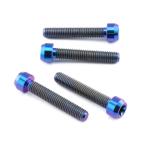 PRO BOLT Pro болт передний мост прищепка комплект болтов цвет : лиловый HONDA Honda KAWASAKI Kawasaki YAMAHA Yamaha колесо относящийся подвеска 