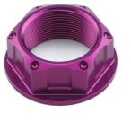 PRO BOLT Pro болт фланец верх yoke гайка ( открытый ) цвет : лиловый HONDA Honda YAMAHA Yamaha вынос руля гайка * вынос руля болт руль 