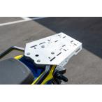 ショッピングmetal METAL GEAR メタルギア オーバーリヤキャリア カラー：シルバー Vストローム800 Vストローム800DE SUZUKI スズキ リアキャリア 外装