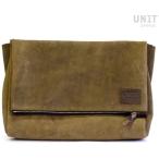 UNIT GARAGE единица гараж Unit Garage Fezzan Messenger Bag Crust leather, MossGrey | U042-MossGrey сумка на плечо сумка 
