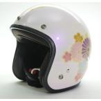 72JAM 72ジャム ジェットヘルメット 和柄 花 サイズ：XL ヘルメット