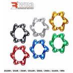WR3 ダブルアールスリー Rear Sprocket Flange Gear Cover Color：Gold ER6N Z1000 Z650 Z900 ZX-10R ZX-25R ZX-4R ZX-6R KAWASAKI カワサキ 外装