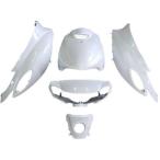 PFPpi-efpi- экстерьер 5 позиций комплект цвет : белый Jog Deluxe маленький Jog ZR YAMAHA Yamaha полный обтекатель * экстерьер комплект обтекатель относящийся экстерьер 