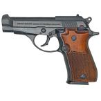 マルシン M84 (強化版) モデルガン ハーフチェッカー木製グリップ エクセレントHW 完成品