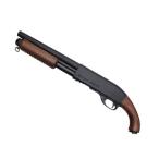 【限定！値下げ品】S&T M870 ソードオフ フェイクウッド エアーショットガン【180日間安心保証つき】