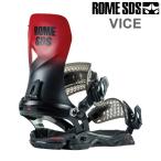 スノーボード ビンディング ROME SDS VICE / AGENT BLACK / RED (ローム バイス)(22-23 2023)日本正規品 バインディング
