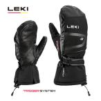レキ スキーグローブ ミトン LEKI DETECT XT 3D MITT ブラック (24-25) トリガーS 搭載  leki グローブ