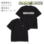 ニューエラ アウトドア 撥水 耐塩素 半袖 Tシャツ ユーティリティー ピステ Wordmark ブラック (14391950) NEWERA 日本正規品